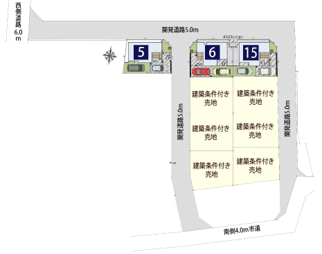 ナチュールヴィラ東大宮（新築一戸建て）区画・間取り