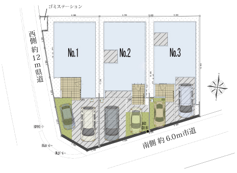 スクエアライフ蓮田区画・間取り